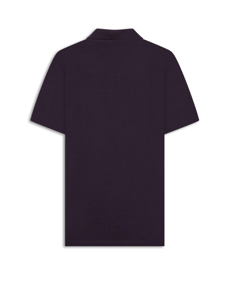 Polo Piquet Mescla Básica Old Purple