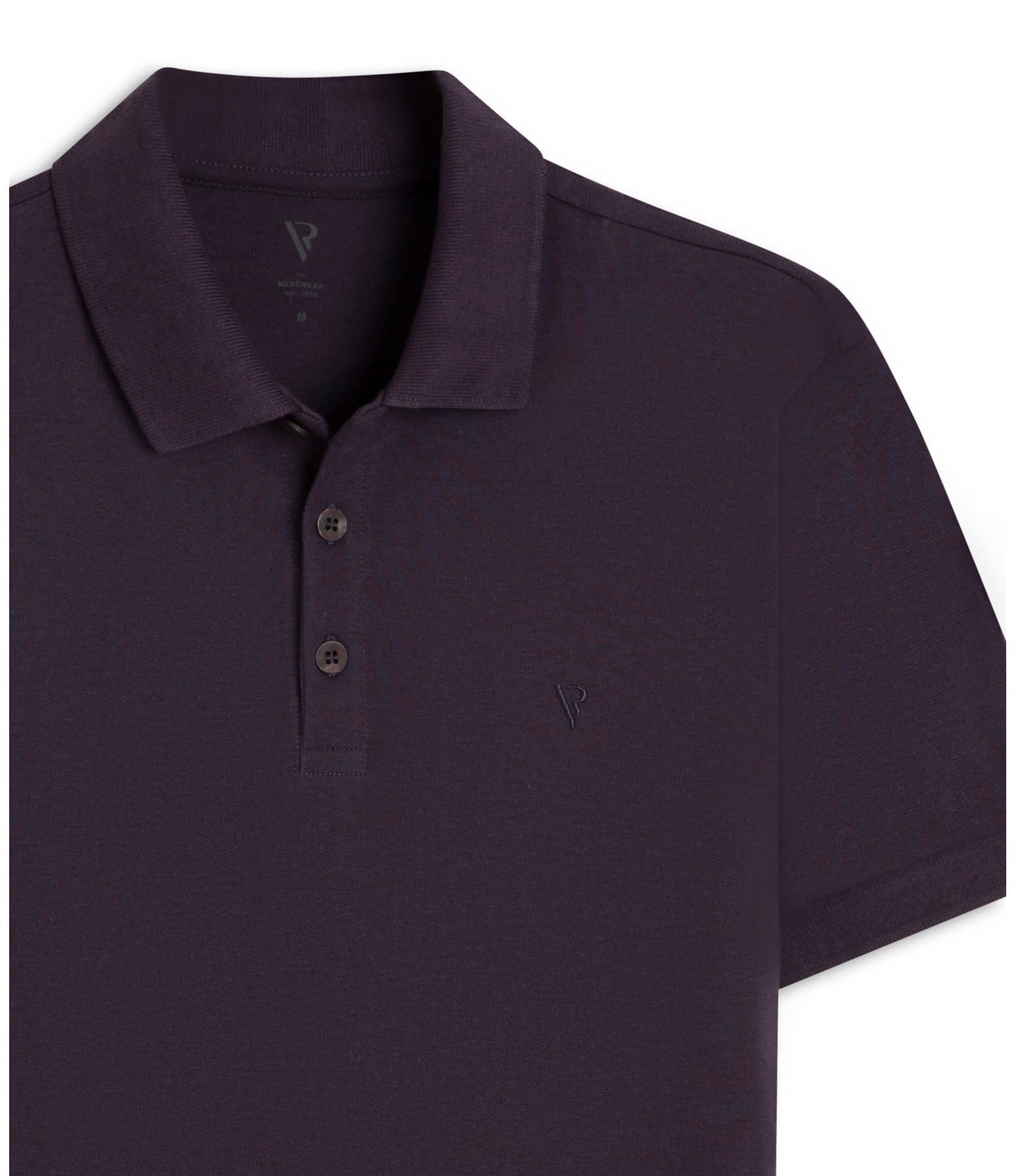 Polo Piquet Mescla Básica Old Purple