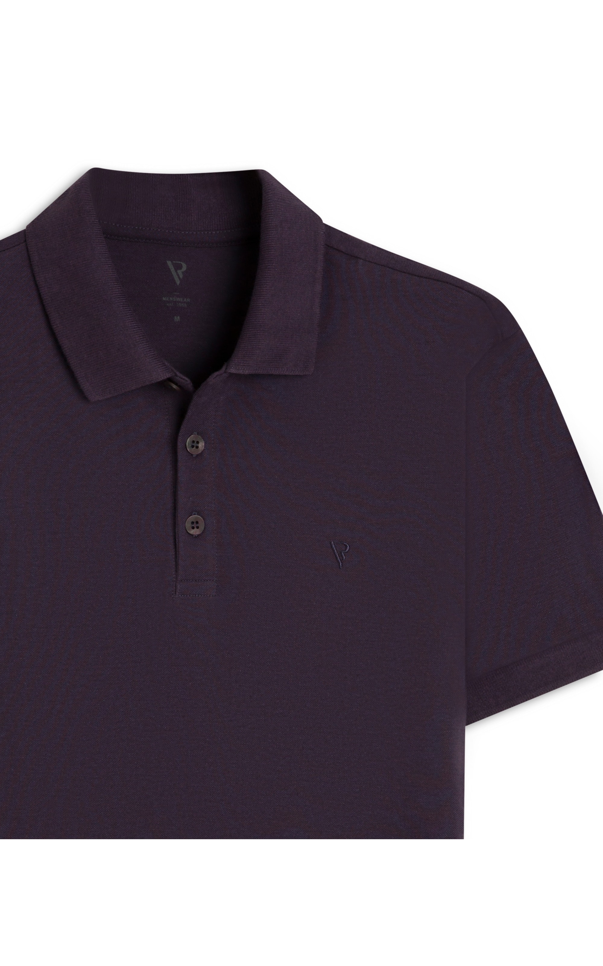Polo Piquet Mescla Básica Old Purple