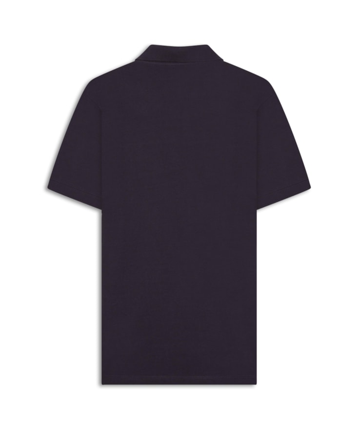 Polo Piquet Mescla Básica Old Purple
