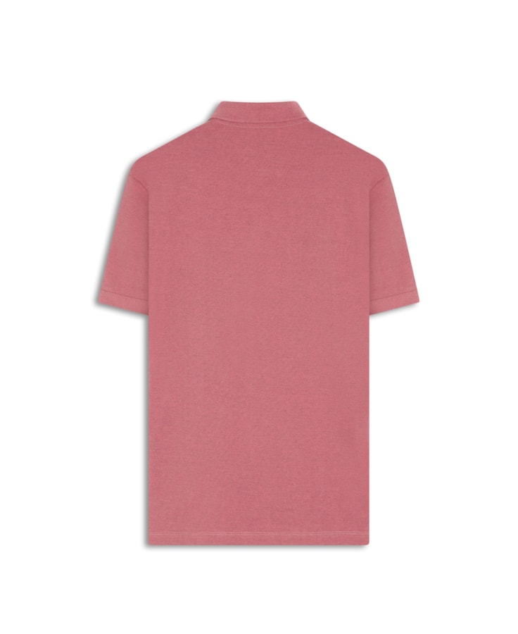 Polo Piquet Mescla Básica Rosa Mescla