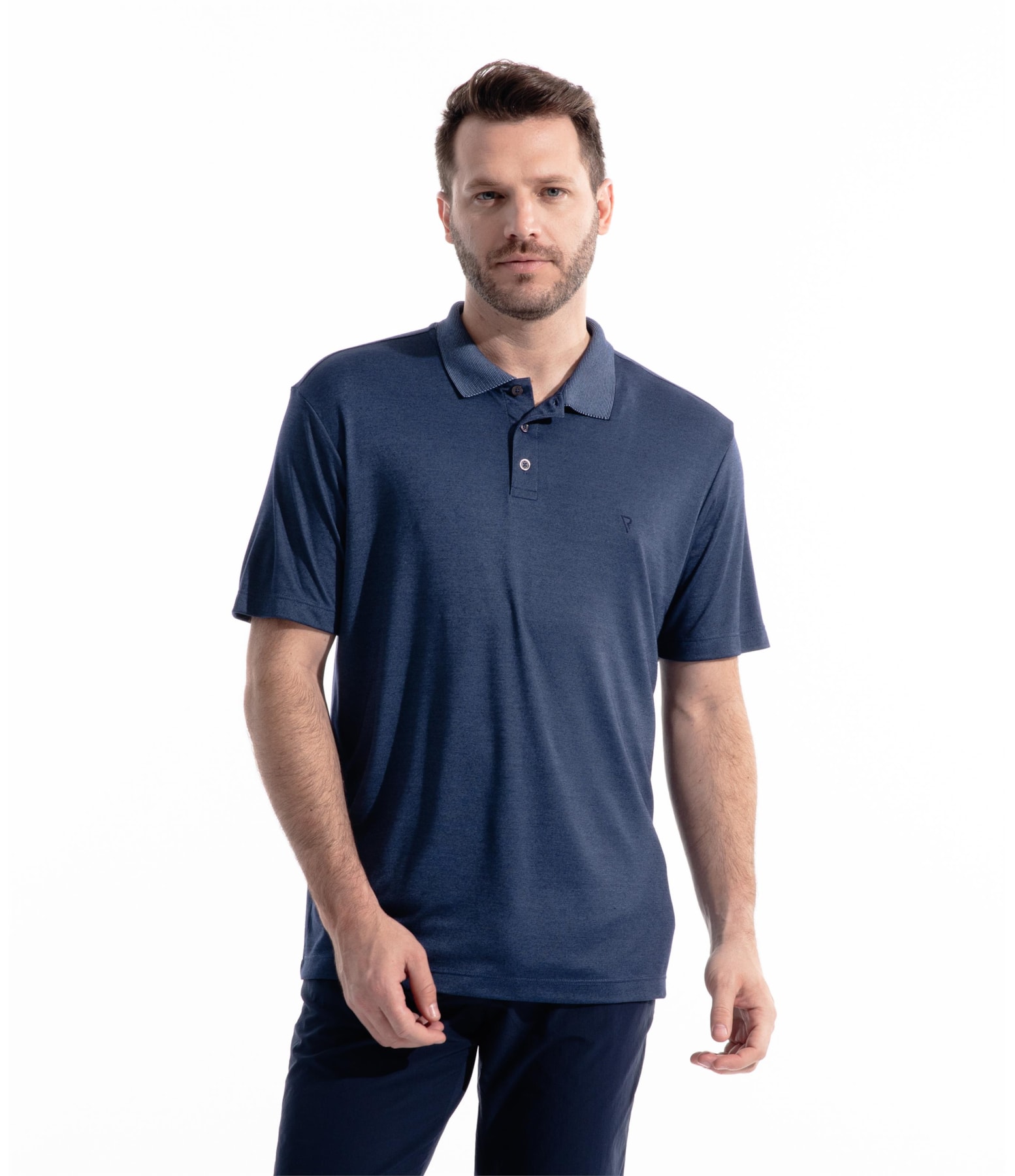 Polo Rocket Modal Básica Azul Claro