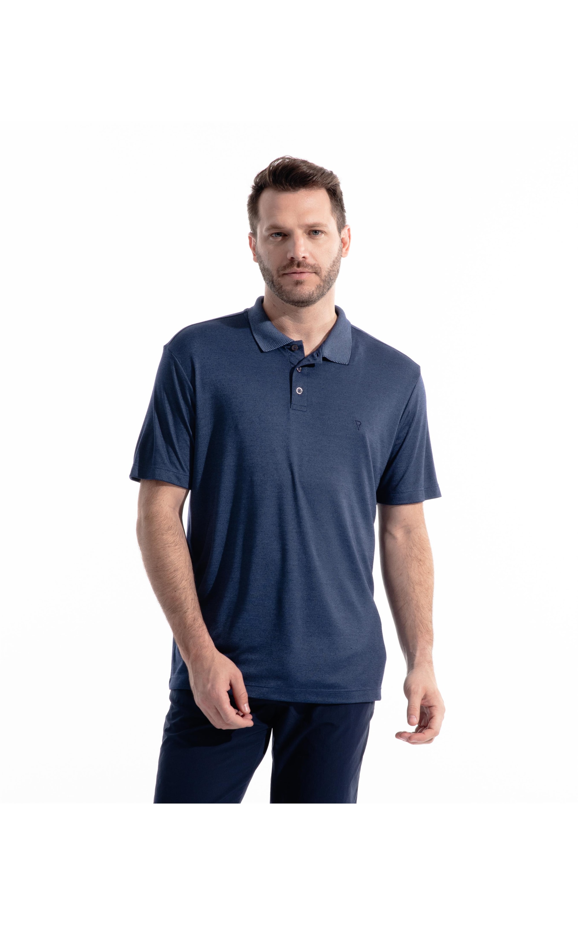 Polo Rocket Modal Básica Azul Claro