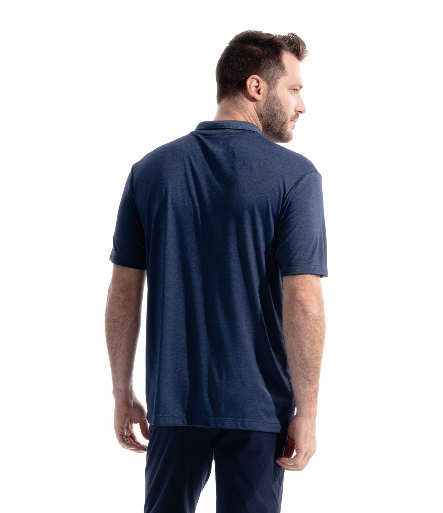 Polo Rocket Modal Básica Azul Claro