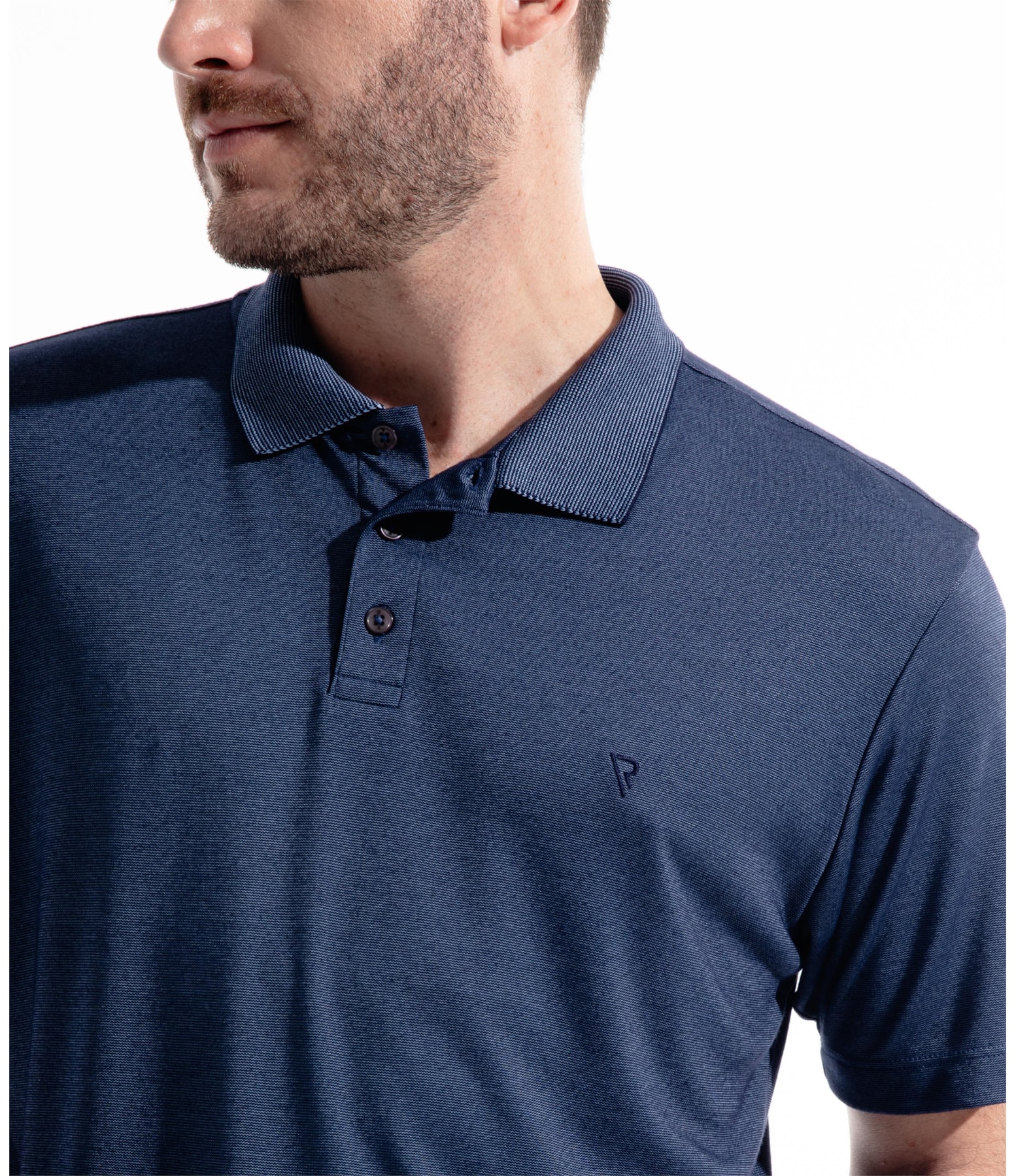 Polo Rocket Modal Básica Azul Claro
