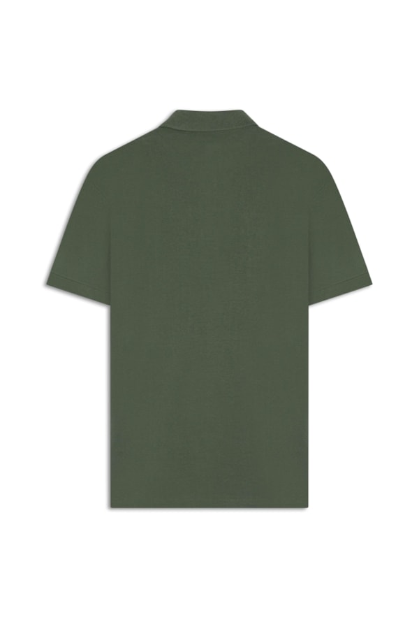 Polo Slim Básica Verde Militar