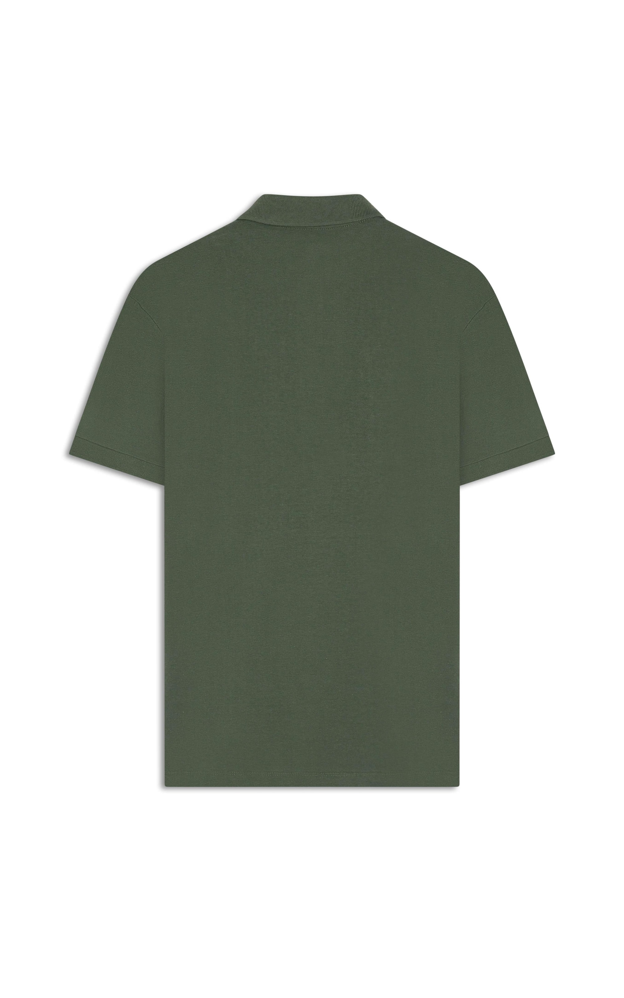 Polo Slim Básica Verde Militar