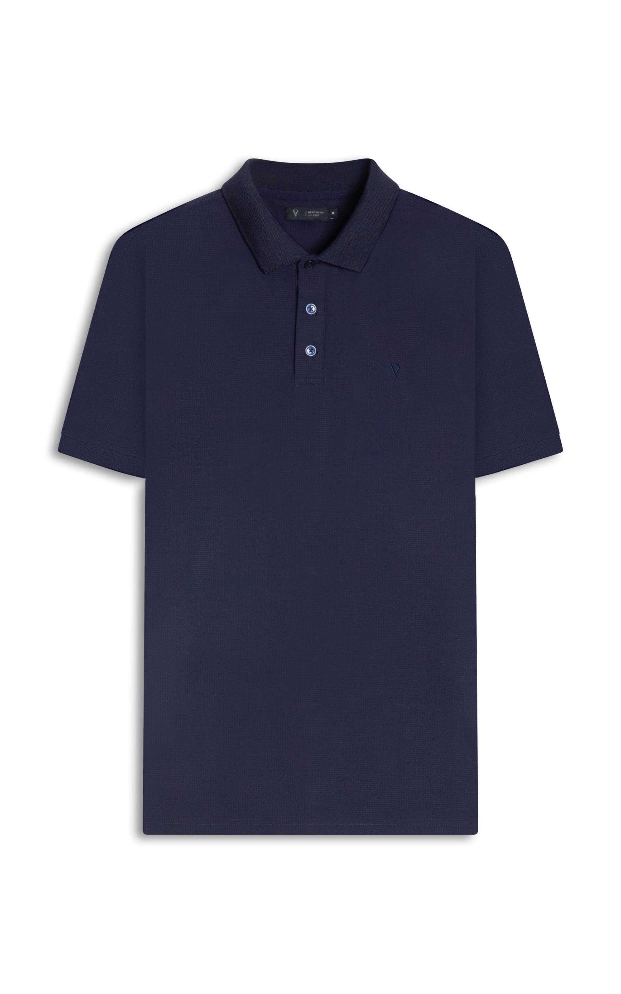 Polo Texture Tech Marinho