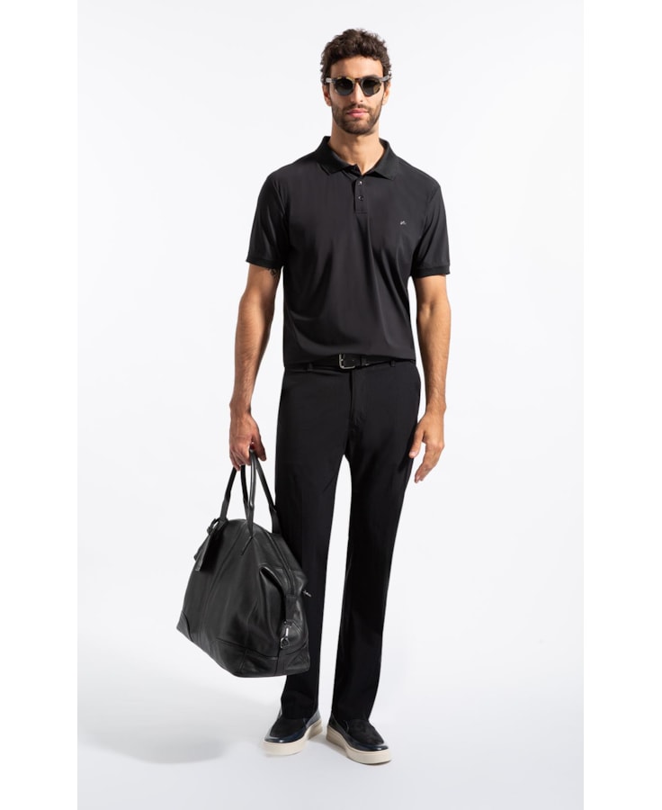 Polo Texture Tech Preto