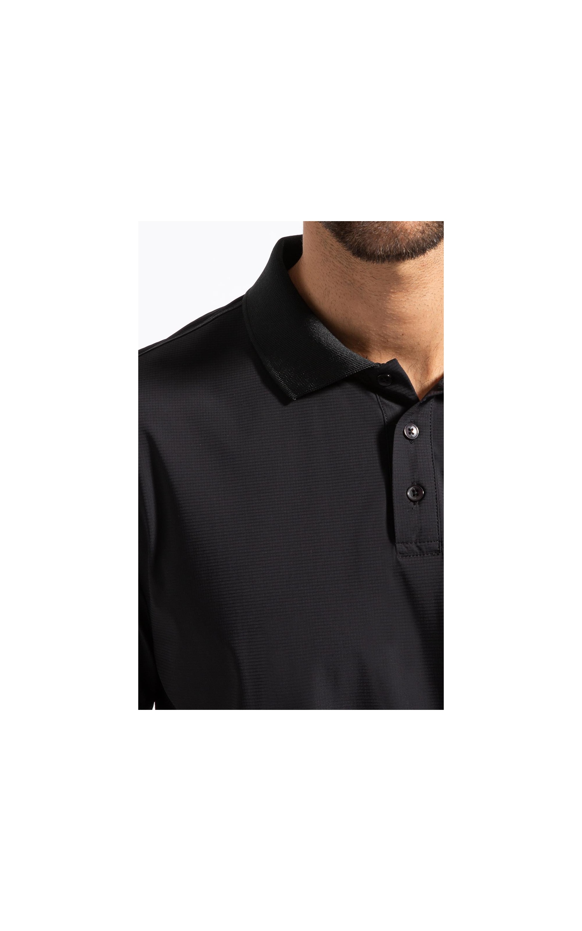 Polo Texture Tech Preto