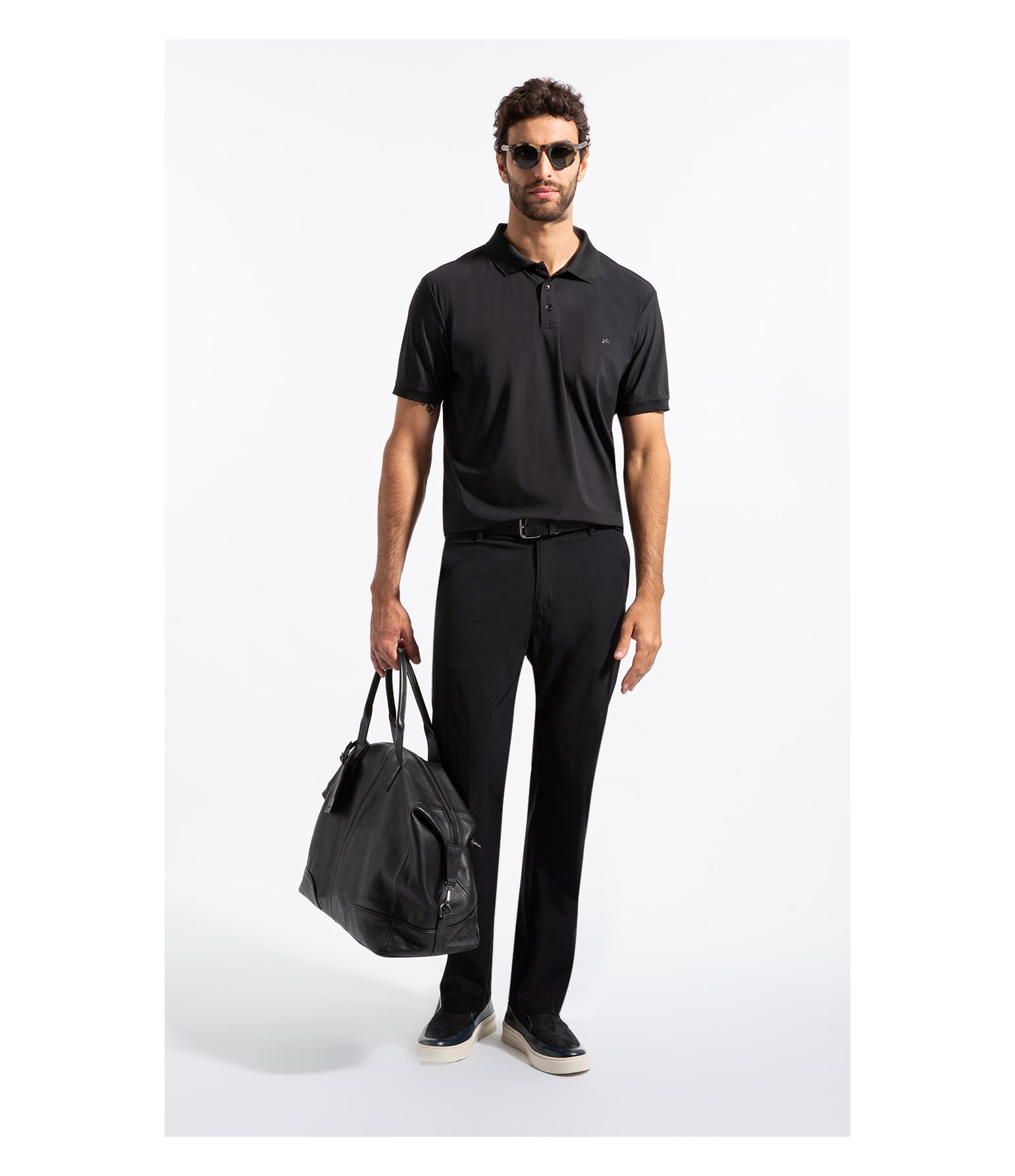 Polo Texture Tech Preto