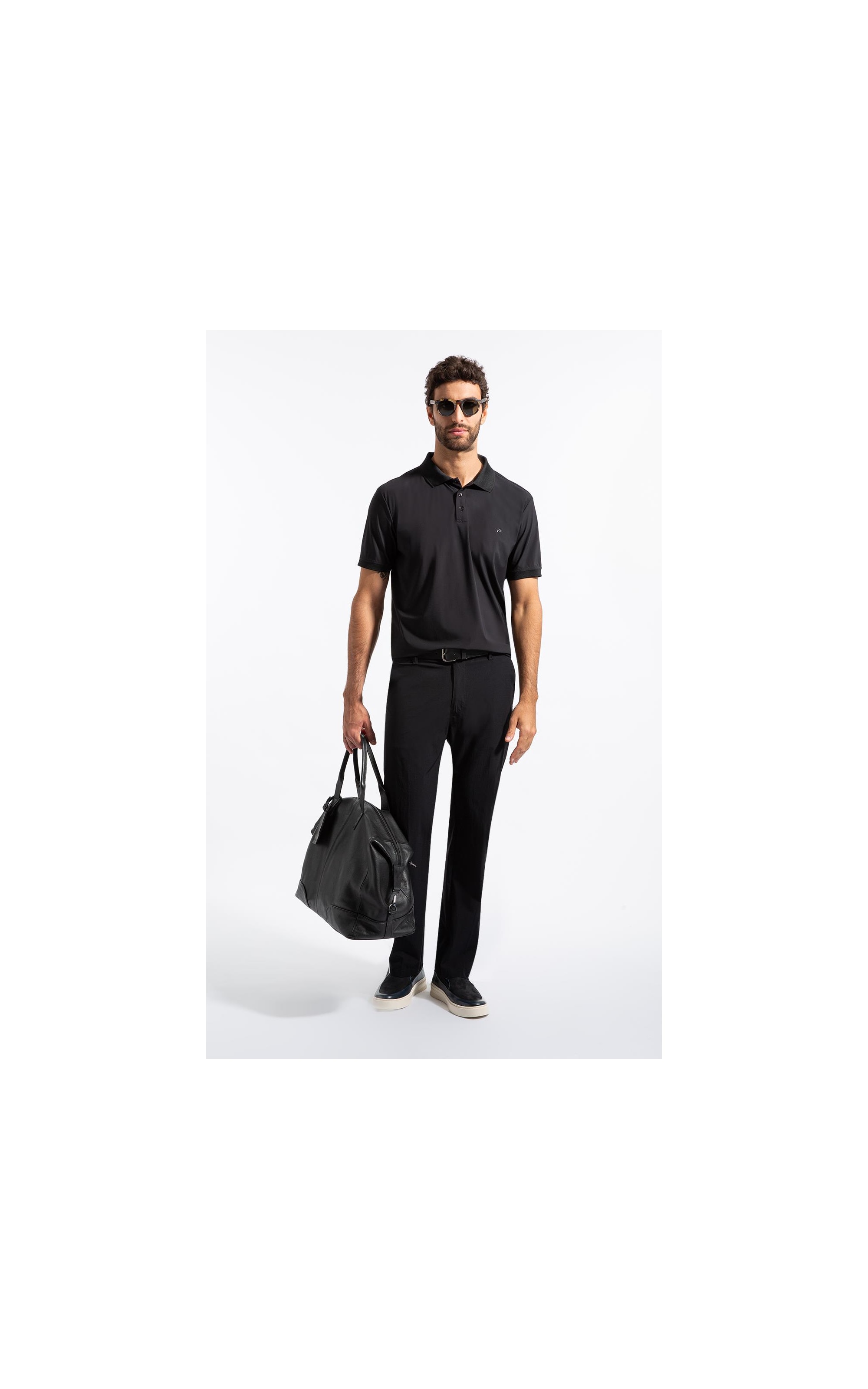 Polo Texture Tech Preto