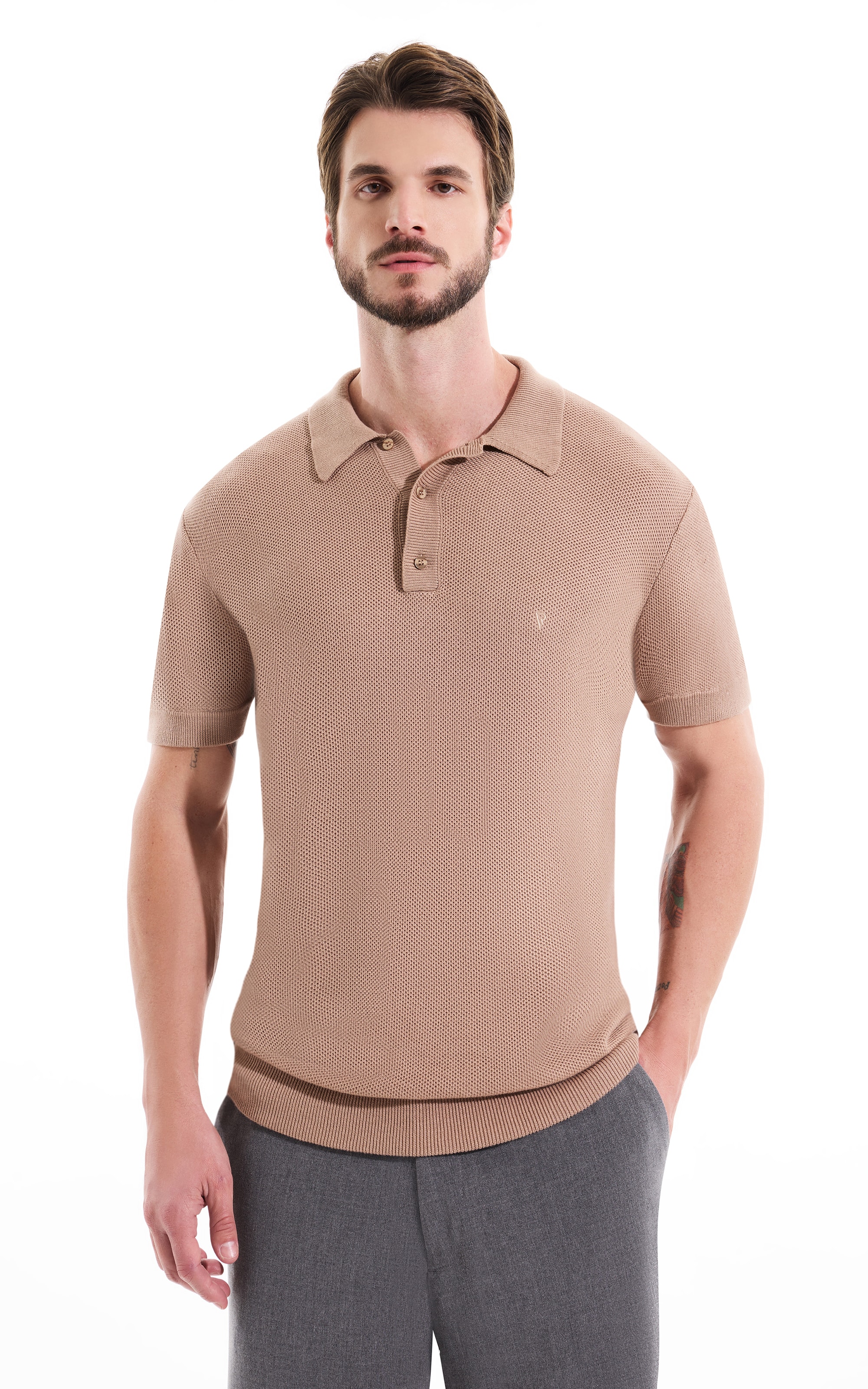 Polo Tricot Capuccino