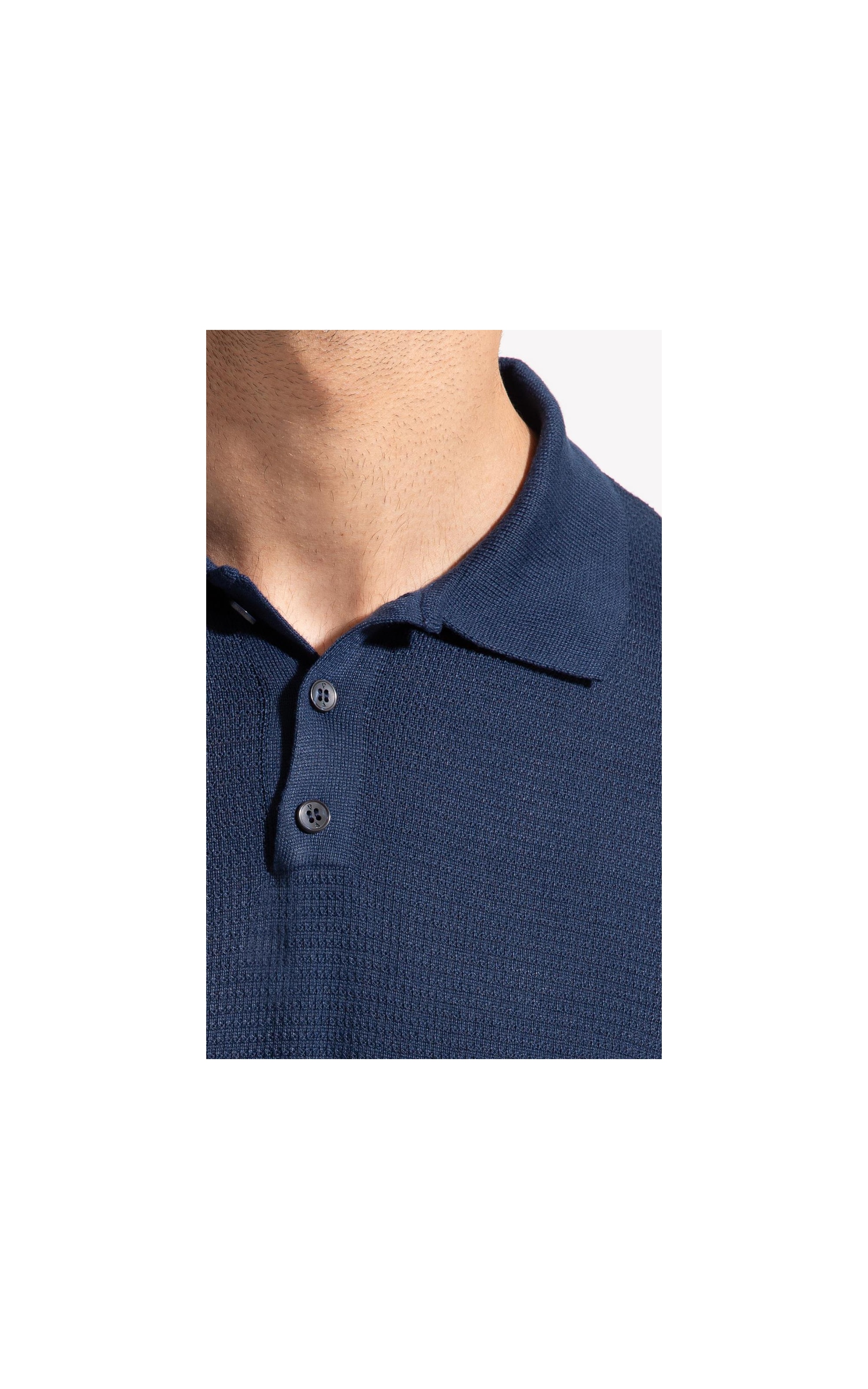 Polo Tricot Fabio Dark Navy