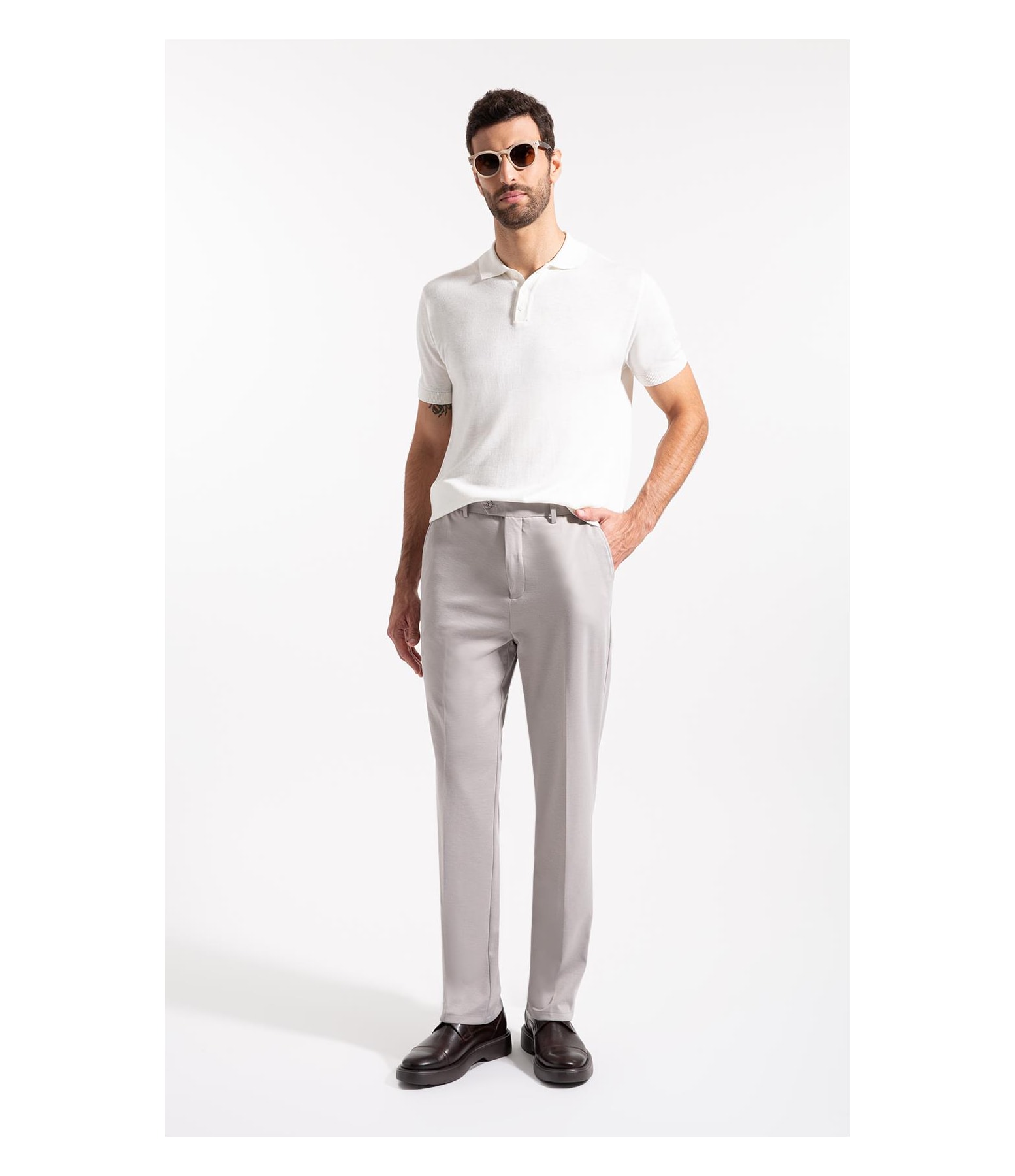 Polo Tricot Pedro Off White