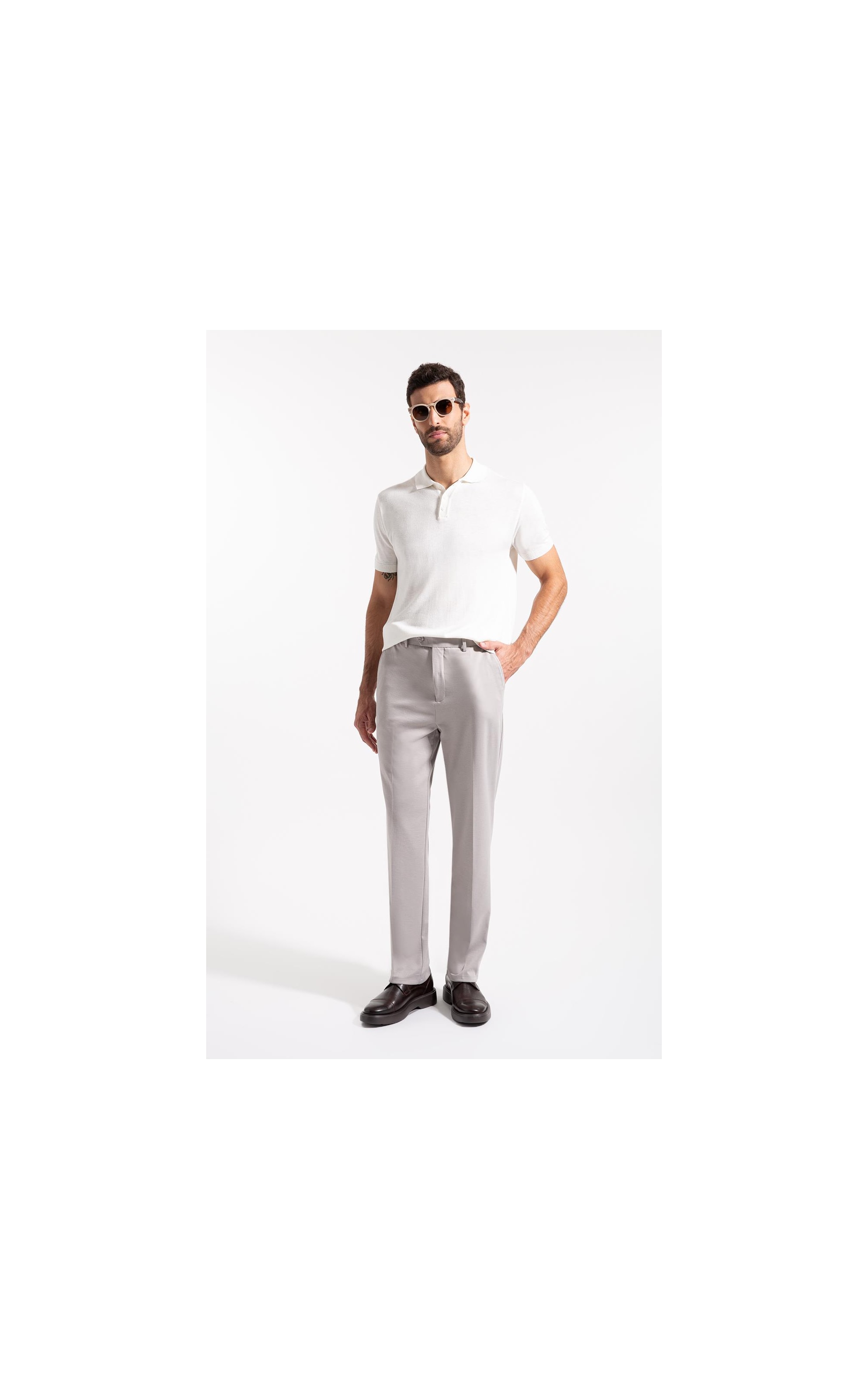 Polo Tricot Pedro Off White