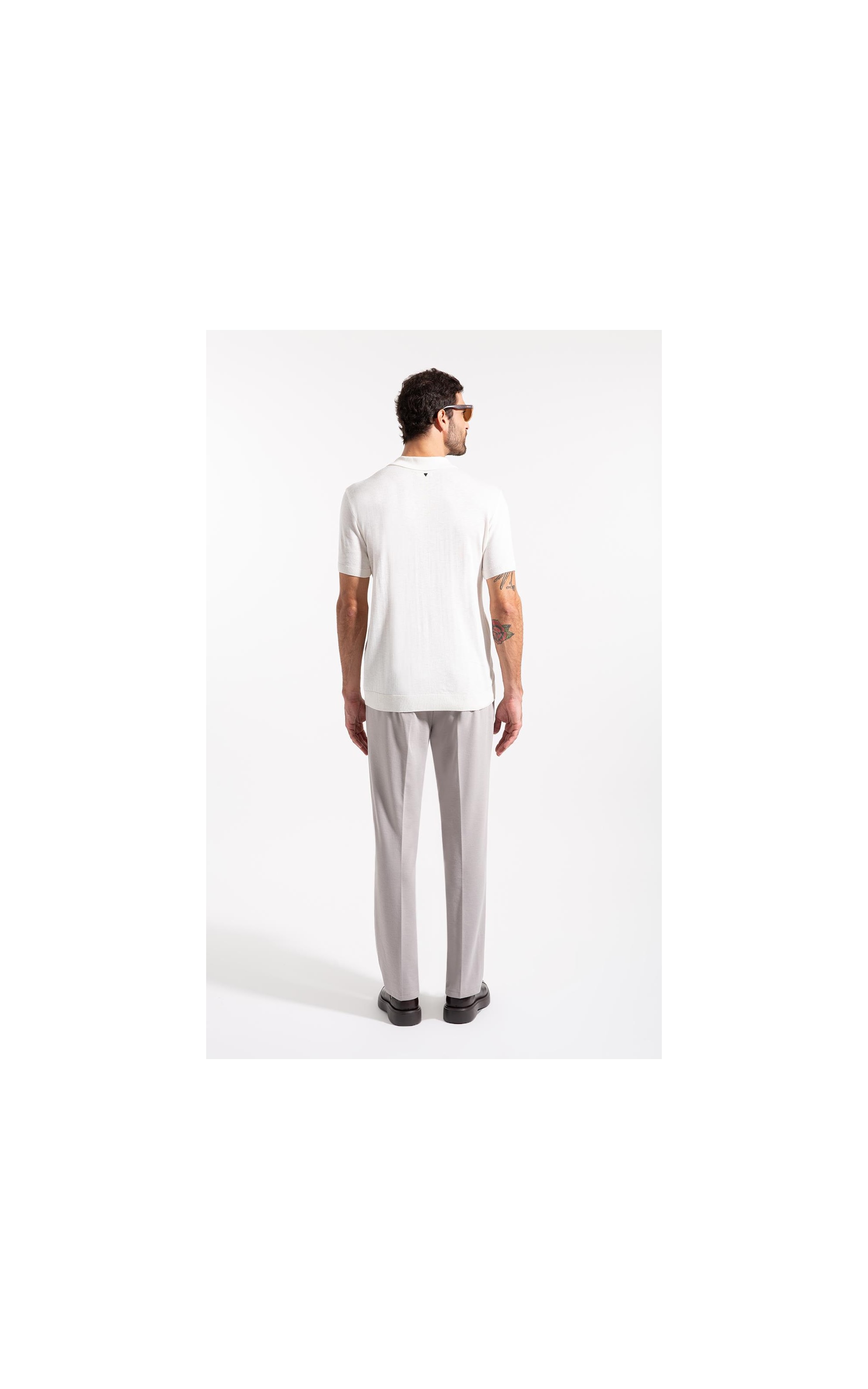 Polo Tricot Pedro Off White