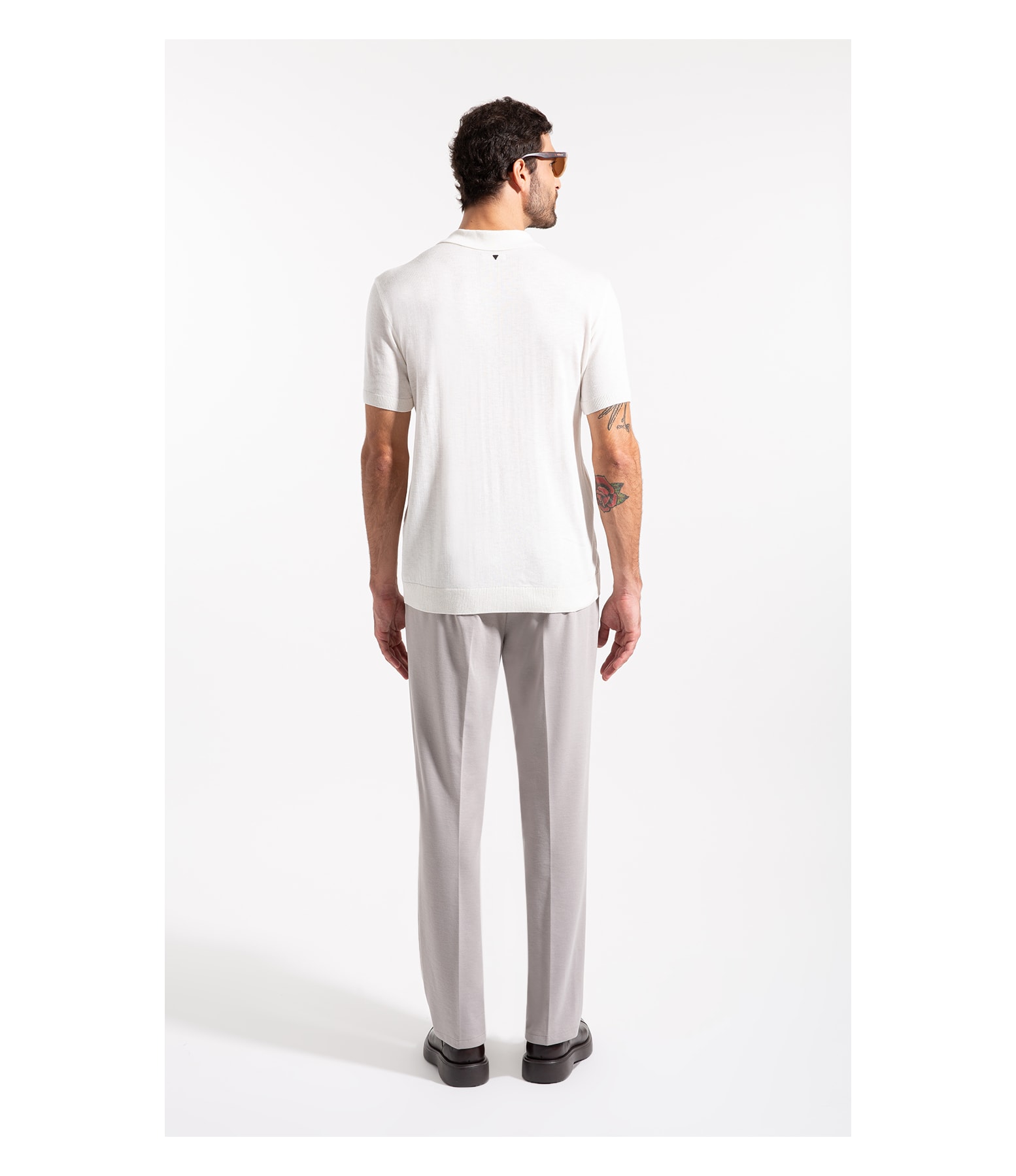 Polo Tricot Pedro Off White