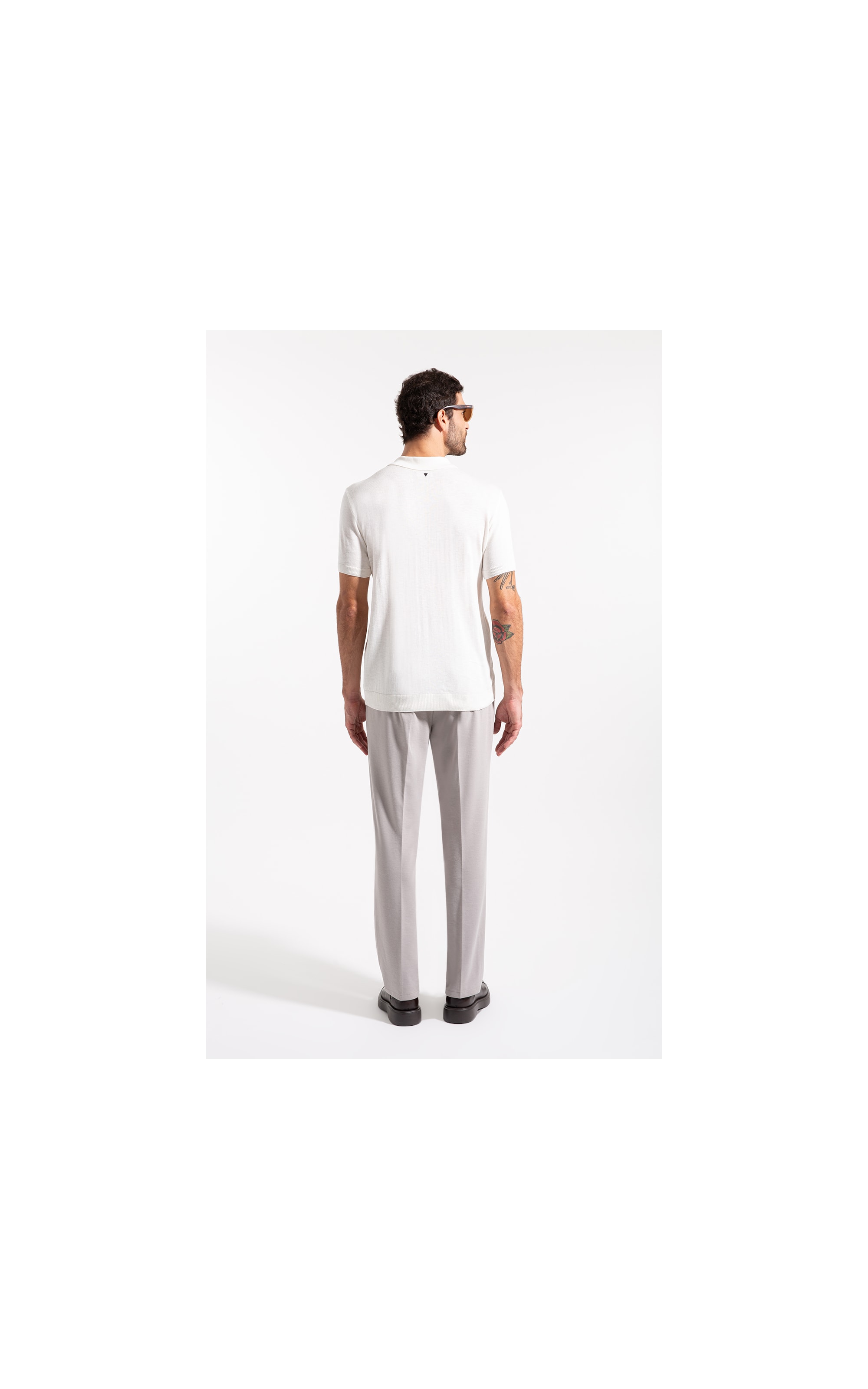 Polo Tricot Pedro Off White