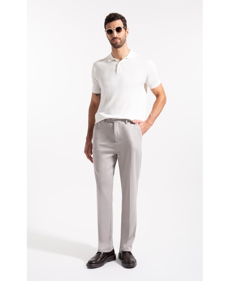 Polo Tricot Pedro Off White