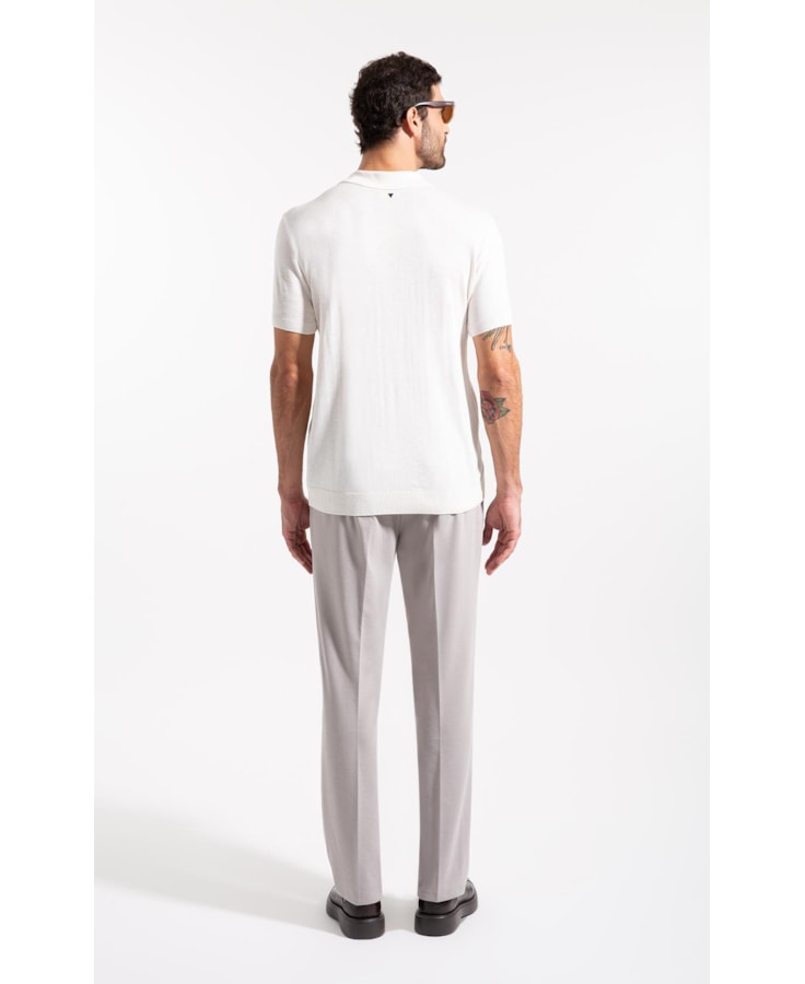 Polo Tricot Pedro Off White