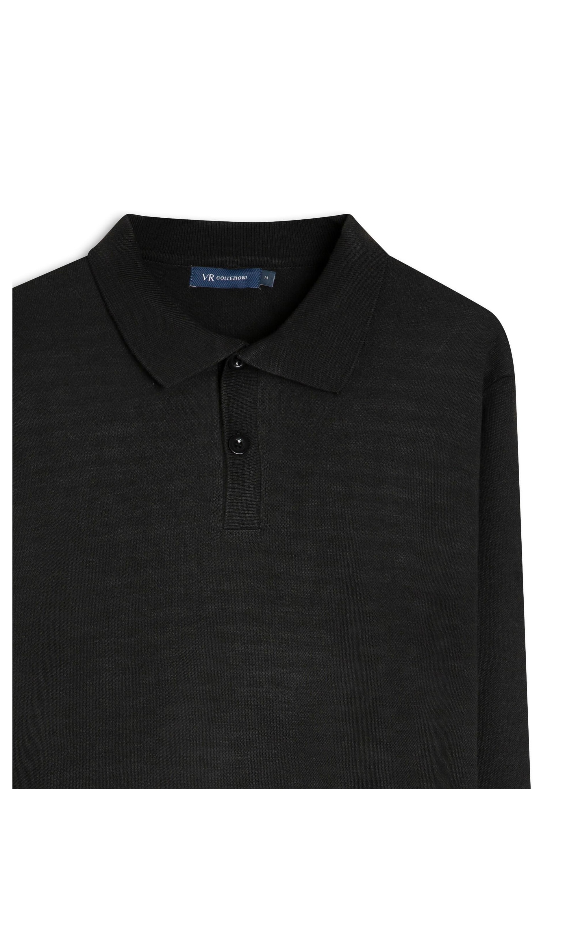 Polo Tricot Preto