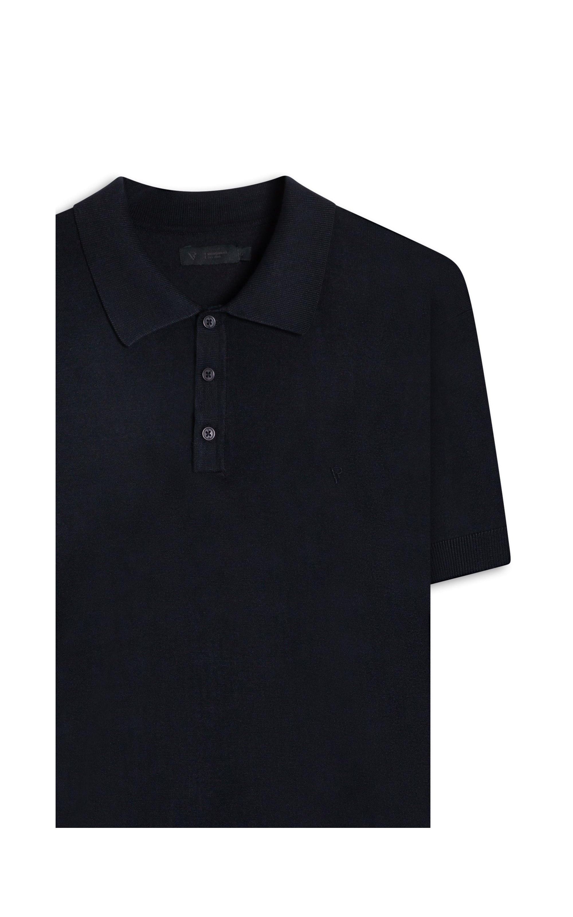 Polo Tricot  Preto