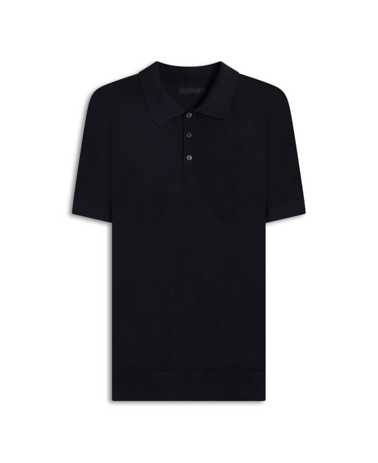 Polo Tricot  Preto