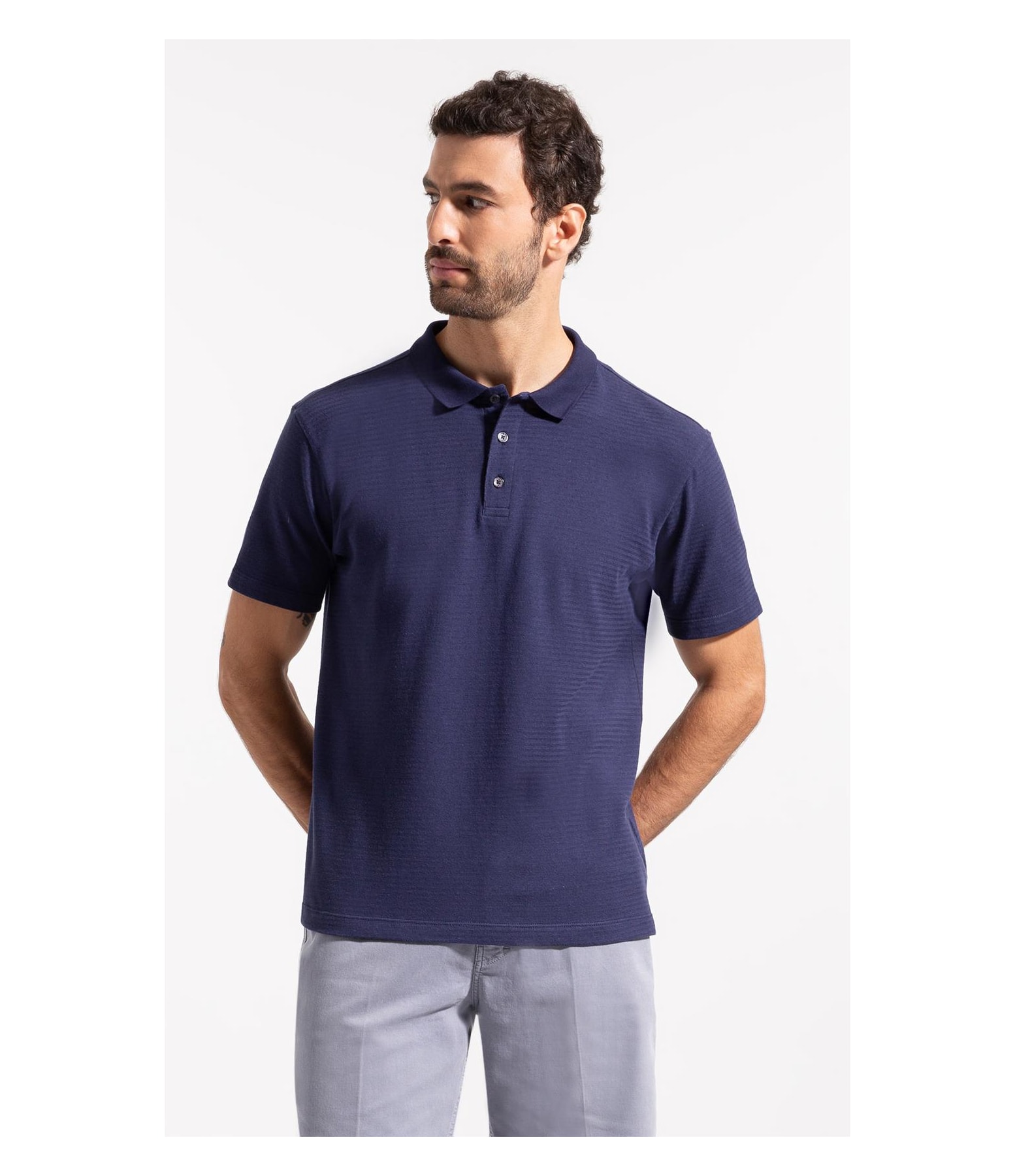 Polo Tricot Snoop Dark Navy