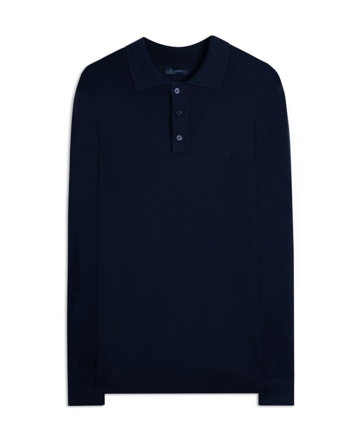 Polo Tricot Visc Dark Navy