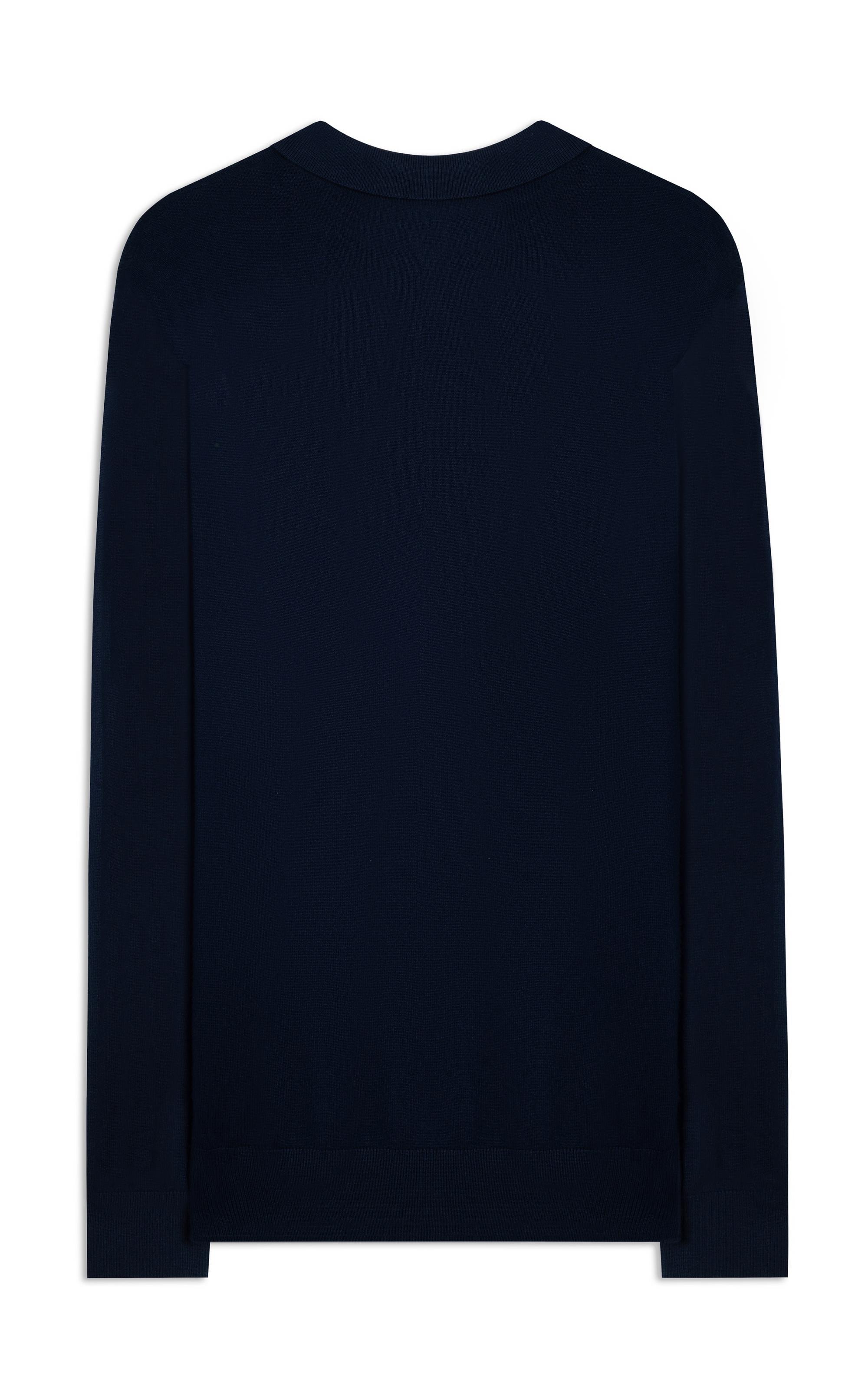 Polo Tricot Visc Dark Navy