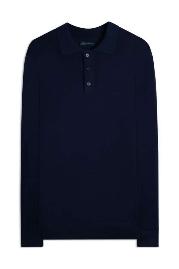 Polo Tricot Visc Dark Navy