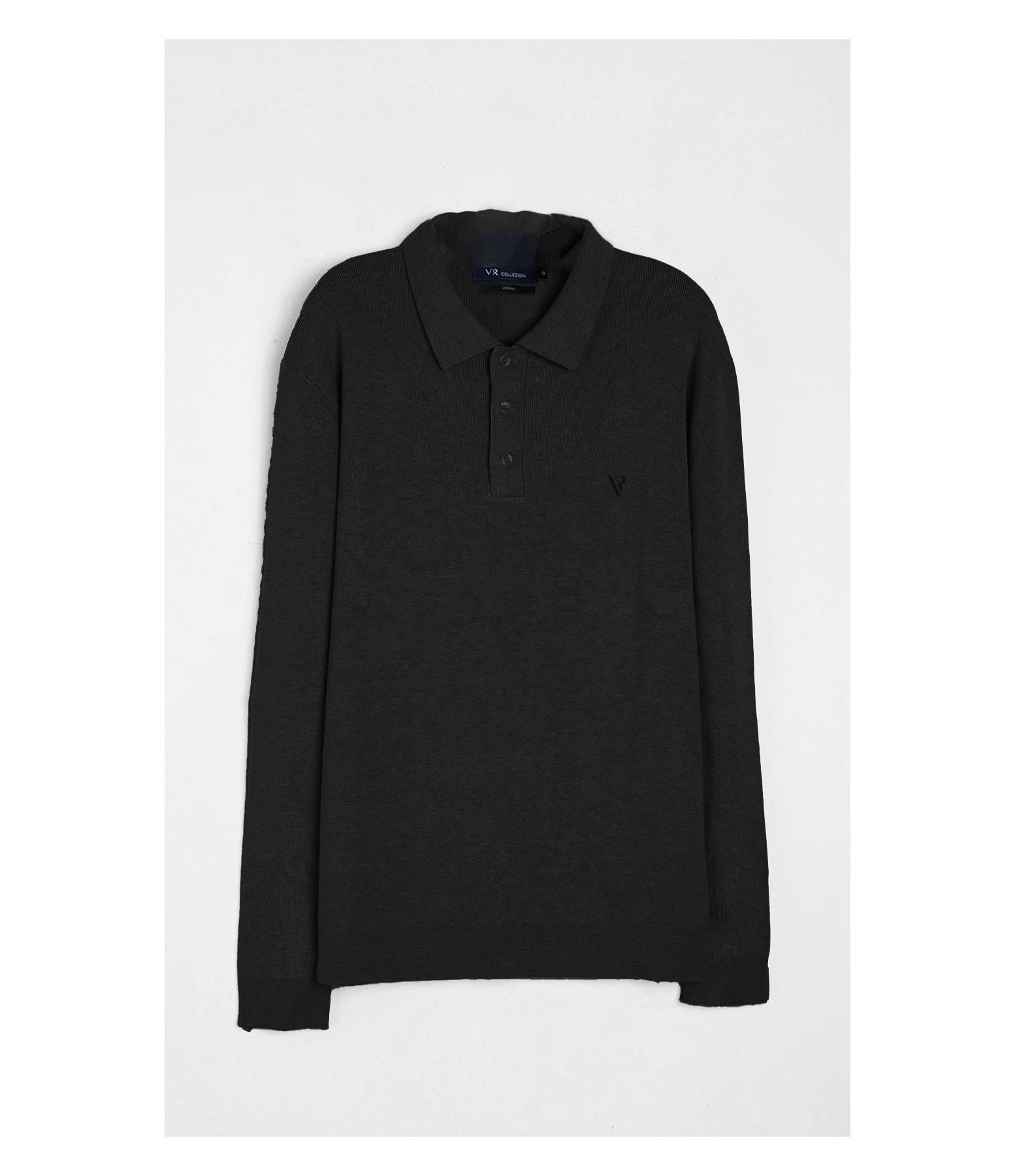 Polo Tricot Visc Preto