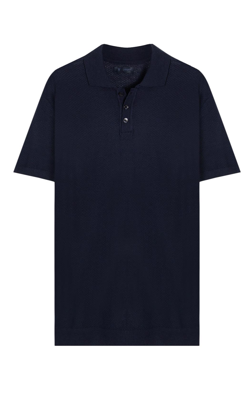 Polo Tricot Visco Marinho