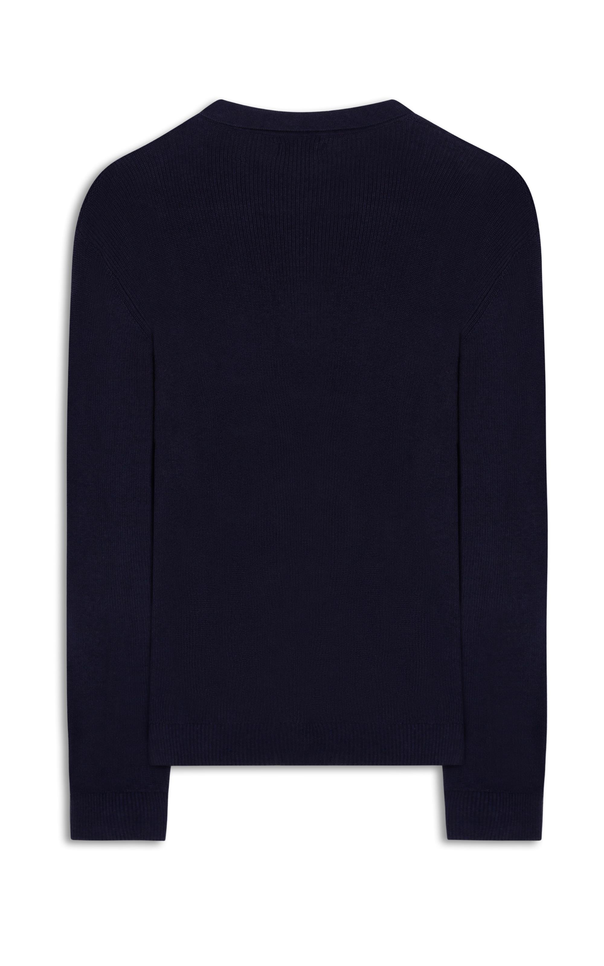 Polo Tricot Zipper Sweart Marinho