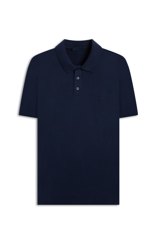 Polo Zebrinha Dark Navy