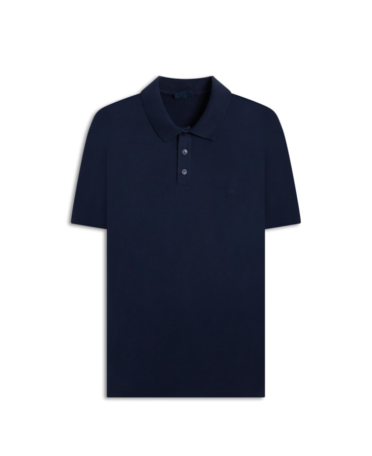 Polo Zebrinha Dark Navy