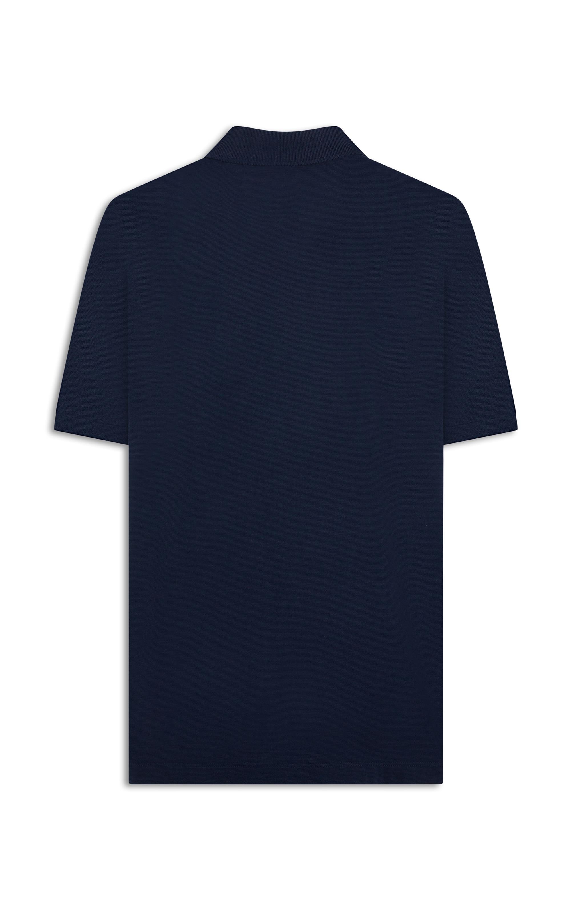 Polo Zebrinha Dark Navy
