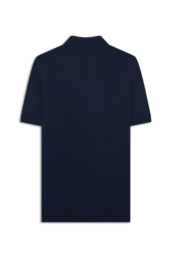 Polo Zebrinha Dark Navy