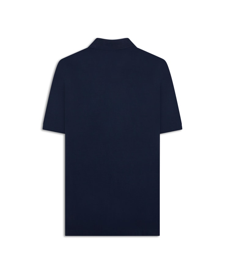 Polo Zebrinha Dark Navy