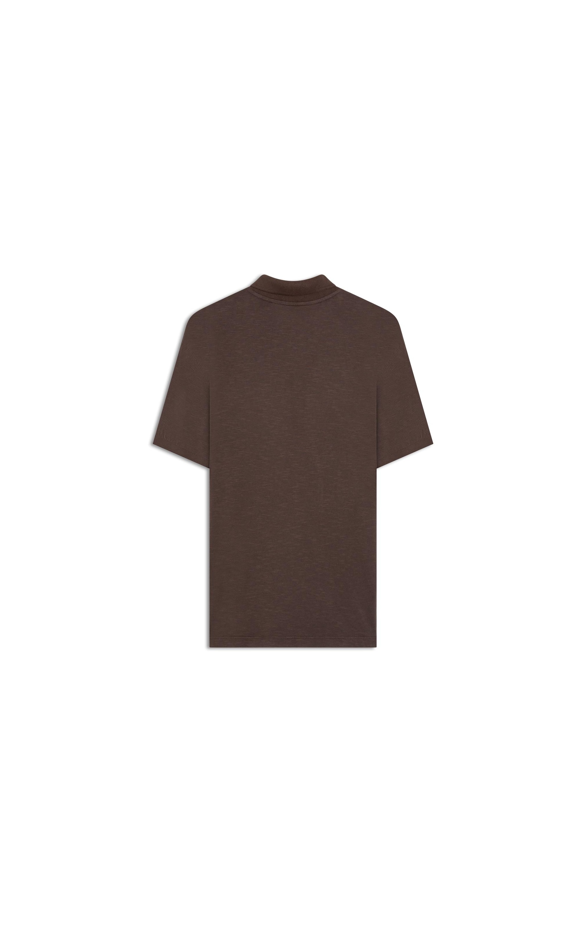 Polo Zebrinha Tabaco