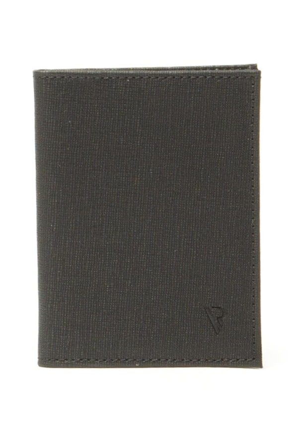 Porta Cartões Saffiano Preto                                   