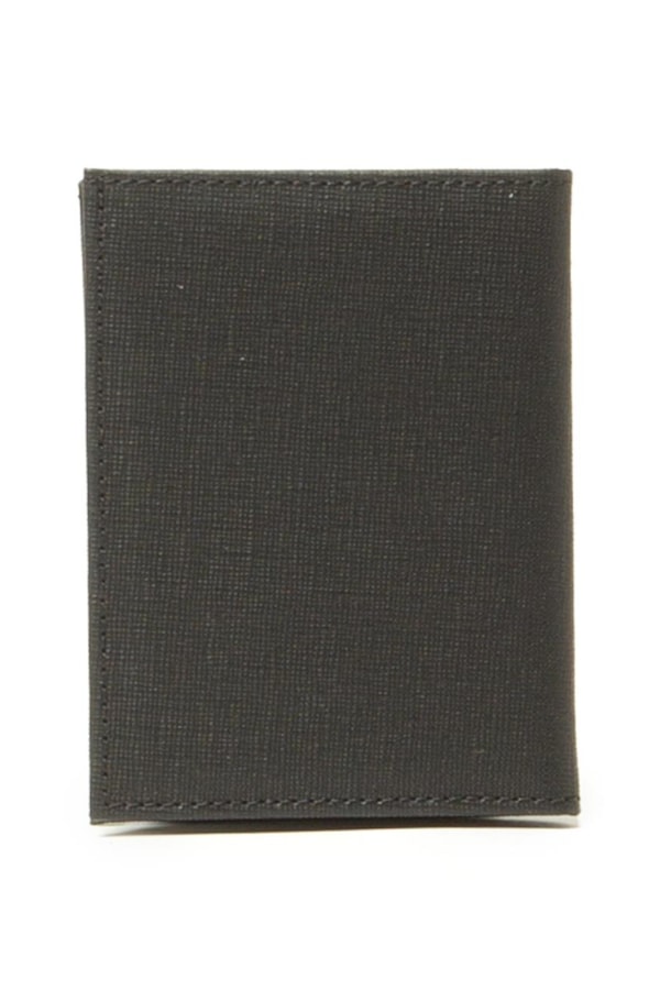 Porta Cartões Saffiano Preto                                   