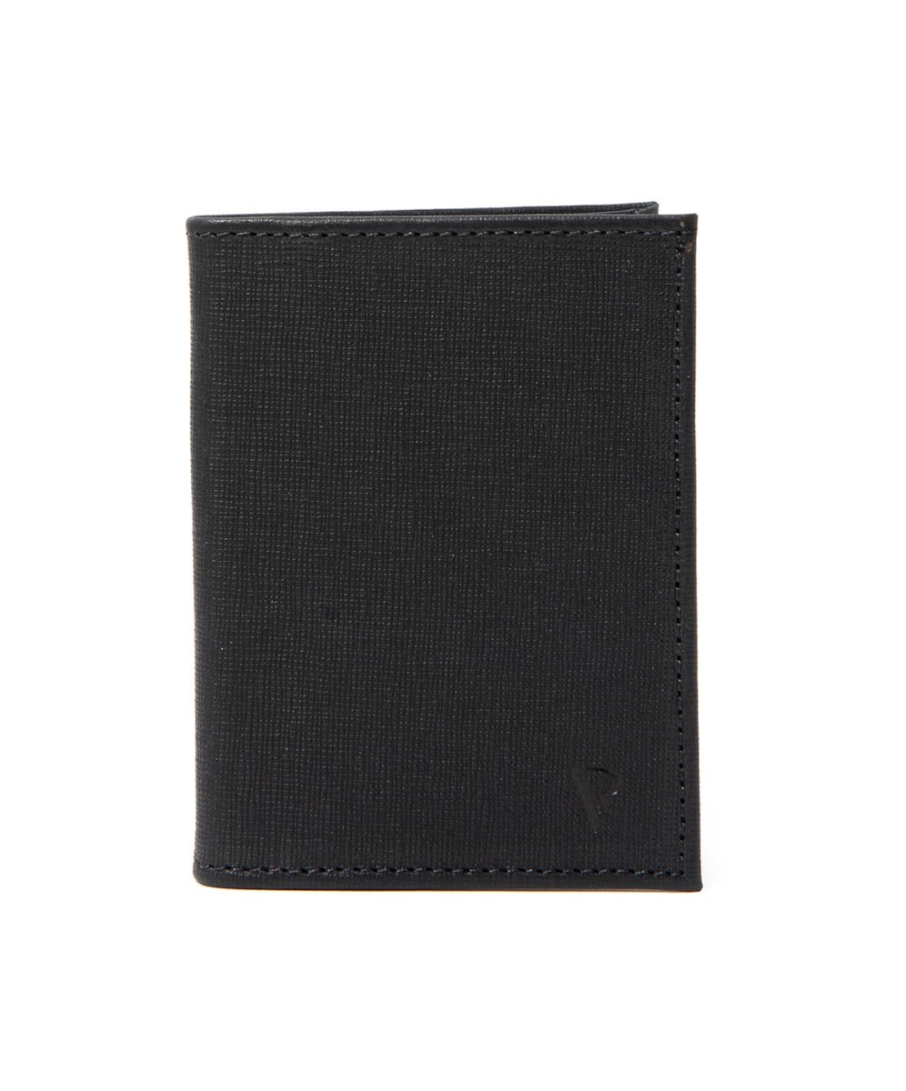 Porta Cartoes Vertical Saffiano Preto