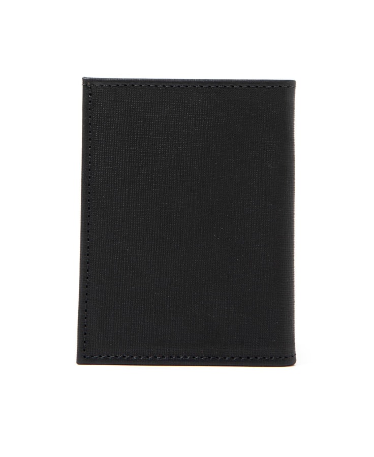 Porta Cartoes Vertical Saffiano Preto