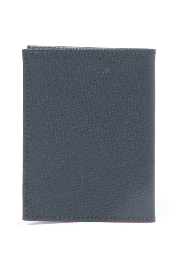 Porta Cartoes Vertical Saffiano Preto