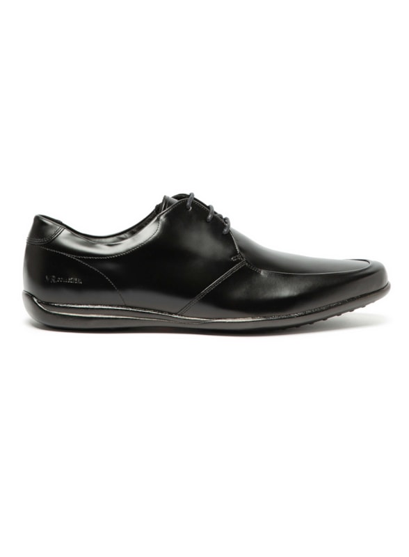 Sapato Amarração Sola Gel Preto