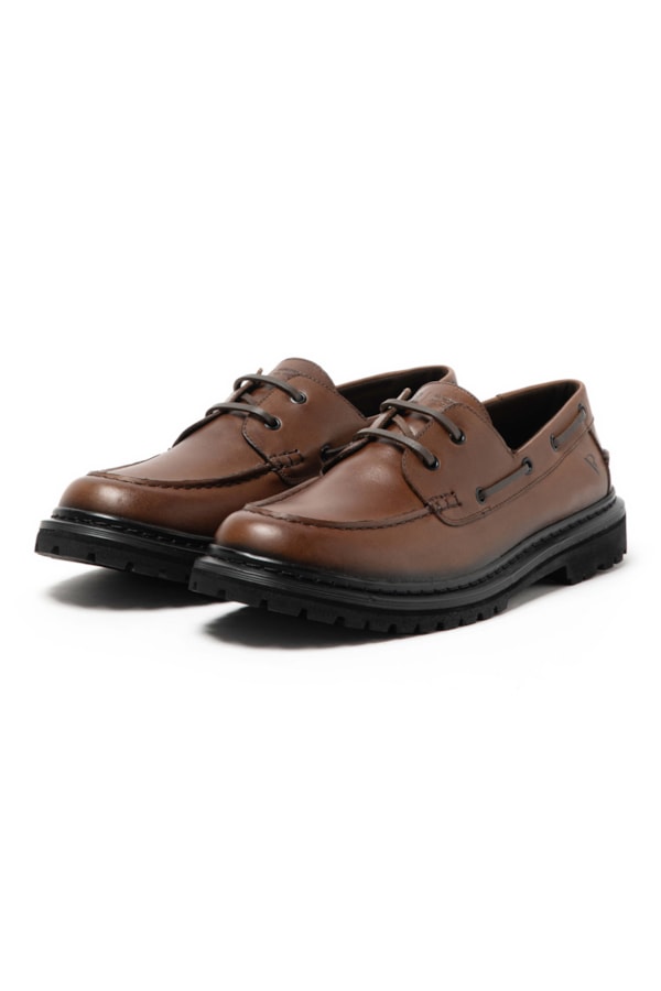 Sapato Boat Shoe Marrom