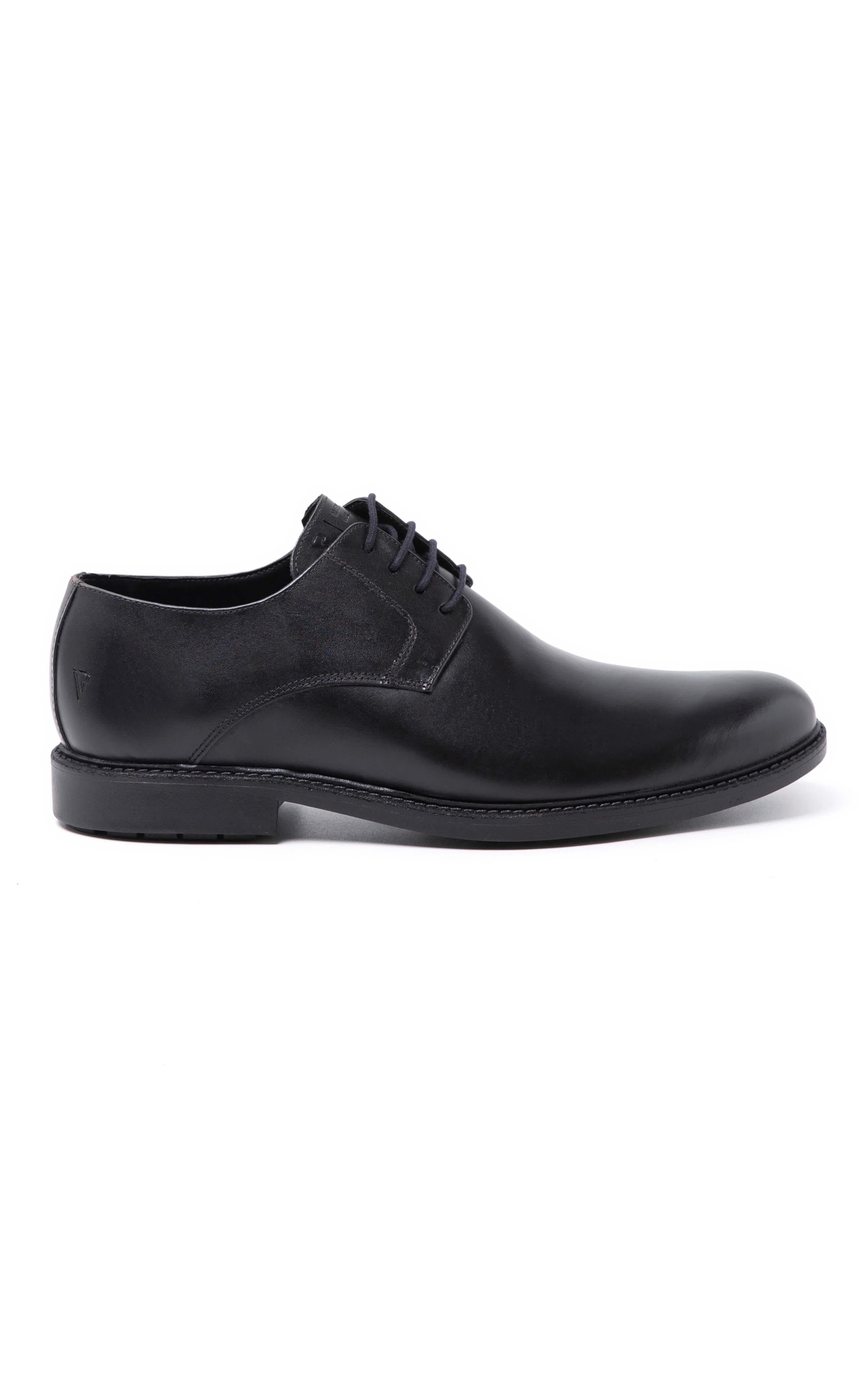 Sapato Couro Office Derby Preto