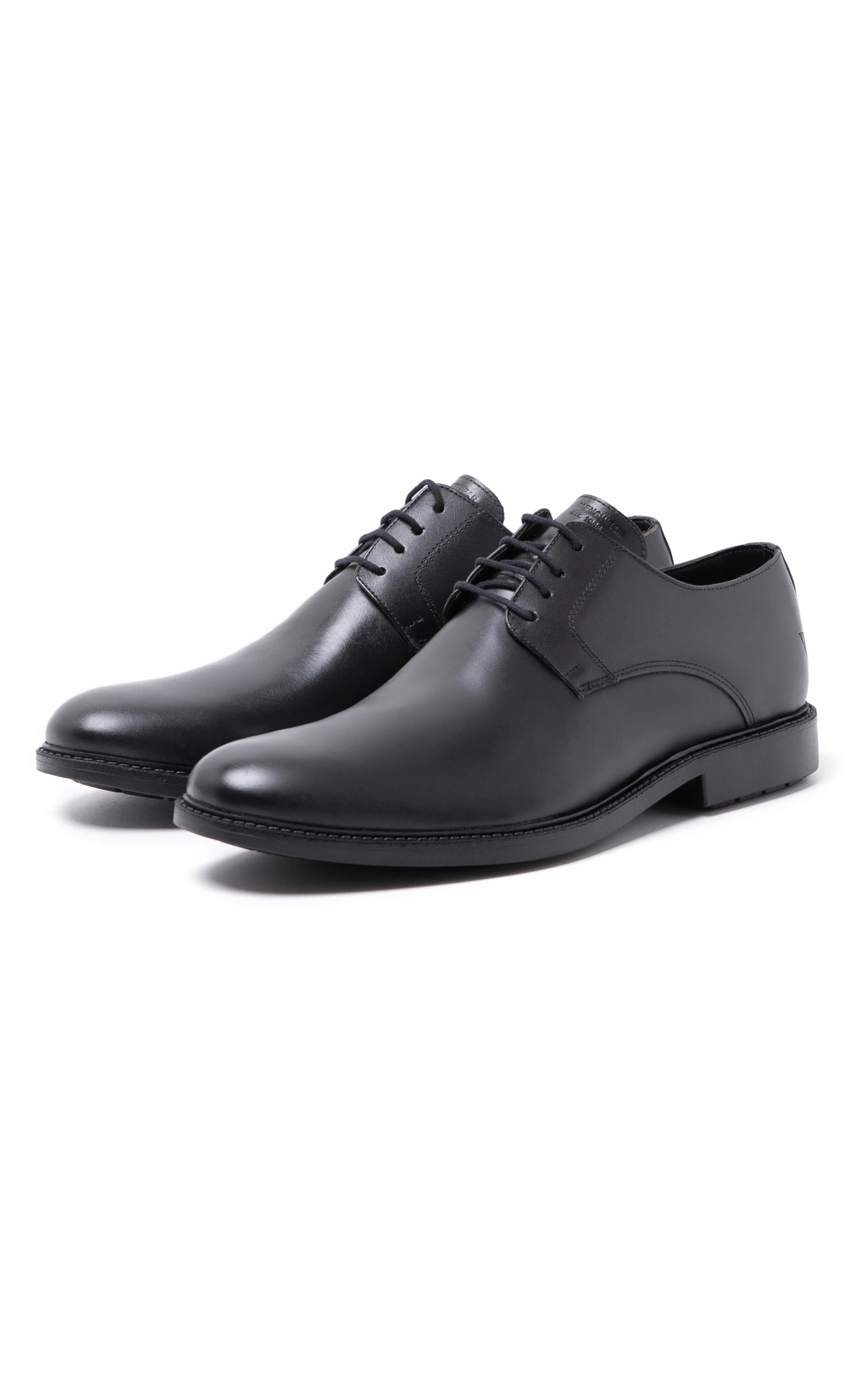 Sapato Couro Office Derby Preto